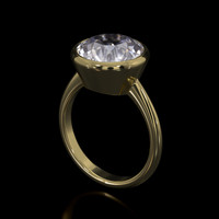 5.38 Ct. Gemstone Ring, 18K Yellow Gold 2