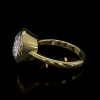 5.38 Ct. Gemstone Ring, 18K Yellow Gold 4