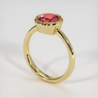 2.10 Ct. Gemstone Ring, 18K Yellow Gold 2