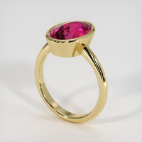 3.20 Ct. Gemstone Ring, 18K Yellow Gold 2