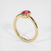 1.02 Ct. Sapphire Ring, 18K Yellow Gold 2