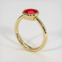 1.81 Ct. Ruby Ring, 18K Yellow Gold 2