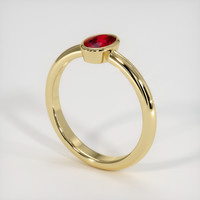 Men's Ruby Ring 0.62 Ct., 18K Yellow Gold Preview