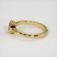 1.09 Ct. Ruby Ring, 18K Yellow Gold 4