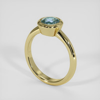 0.96 Ct. Bi Color Sapphire Ring, 18K Yellow Gold 2