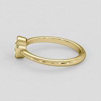 0.63 Ct. Bi Color / Parti Sapphire Ring, 18K Yellow Gold 4