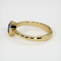 0.64 Ct. Sapphire Ring, 18K Yellow Gold 4