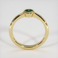 0.38 Ct. Bluish Green Sapphire Ring, 18K Yellow Gold 3