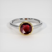 1.70 Ct. Gemstone Ring, 14K Yellow & White 1