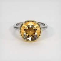 4.16 Ct. Gemstone Ring, 14K Yellow & White 1