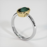 2.32 Ct. Gemstone Ring, 14K Yellow & White 2