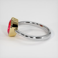 2.17 Ct. Ruby Ring, 14K Yellow & White 4