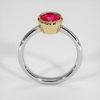 2.09 Ct. Ruby Ring, 14K Yellow & White 3