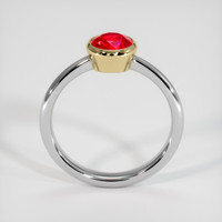1.10 Ct. Ruby Ring, 18K Yellow & White 3