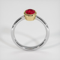 1.10 Ct. Ruby Ring, 18K Yellow & White 3