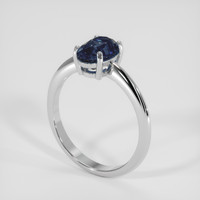 1.73 Ct. Bi Color Sapphire Ring, Platinum 950 2