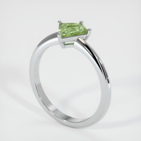 0.86 Ct. Sapphire Ring, Platinum 950 2