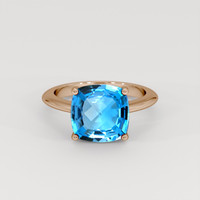 4.32 Ct. Gemstone Ring, 18K Rose Gold 1