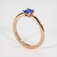 0.59 Ct. Sapphire Ring, 18K Rose Gold 2