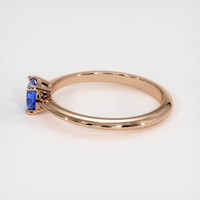 0.59 Ct. Sapphire Ring, 18K Rose Gold 4