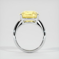 10.63 Ct. Yellow Sapphire Ring, 10K White Gold 3