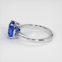 3.12 Ct. Sapphire Ring, 14K White Gold 4