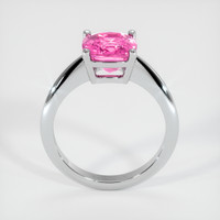 3.13 Ct. Pink Sapphire Ring, 14K White Gold 3