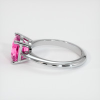 3.13 Ct. Sapphire Ring, 14K White Gold 4