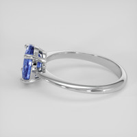2.09 Ct. Blue Sapphire Ring, 14K White Gold 4