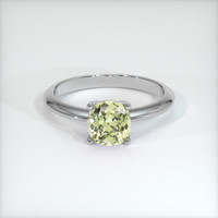 1.11 Ct. Sapphire Ring, 14K White Gold 1