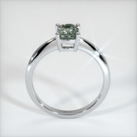 0.80 Ct. Sapphire Ring, 14K White Gold 3