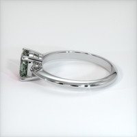 0.80 Ct. Sapphire Ring, 14K White Gold 4