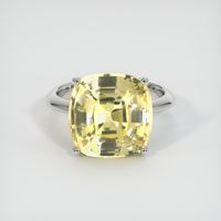 10.63 Ct. Sapphire Ring, 14K White Gold 1