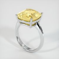 10.63 Ct. Sapphire Ring, 14K White Gold 2