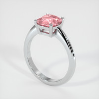2.07 Ct. Sapphire Ring, 18K White Gold 2