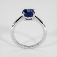 2.20 Ct. Bi Color Sapphire Ring, 18K White Gold 3