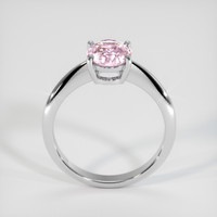 1.58 Ct. Pink Sapphire Ring, 18K White Gold 3
