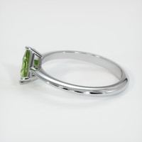 0.86 Ct. Sapphire Ring, 18K White Gold 4