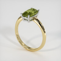 1.79 Ct. Gemstone Ring, 14K White & Yellow 2