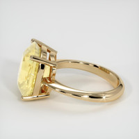 10.63 Ct. Yellow Sapphire Ring, 10K Yellow Gold 4