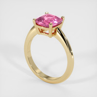 3.10 Ct. Sapphire Ring, 14K Yellow Gold 2