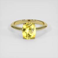 2.31 Ct. Yellow Sapphire Ring, 14K Yellow Gold 1
