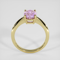 2.56 Ct. Pinkish Purple Sapphire Ring, 14K Yellow Gold 3