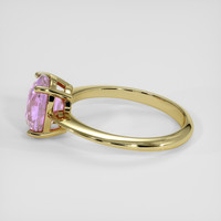 2.56 Ct. Pinkish Purple Sapphire Ring, 14K Yellow Gold 4