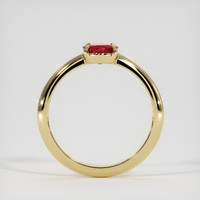 0.82 Ct. Ruby Ring, 14K Yellow Gold 3