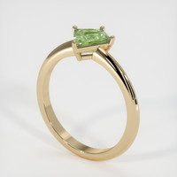 0.86 Ct. Sapphire Ring, 14K Yellow Gold 2