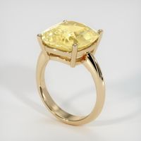 10.63 Ct. Yellow Sapphire Ring, 14K Yellow Gold 2