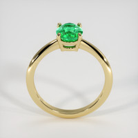 1.17 Ct. Emerald Ring, 18K Yellow Gold 3