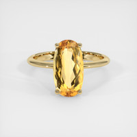 3.64 Ct. Gemstone Ring, 18K Yellow Gold 1