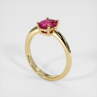 1.09 Ct. Gemstone Ring, 18K Yellow Gold 2